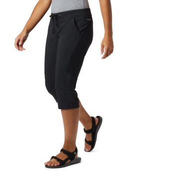 Dámské Kalhoty Columbia Anytime Outdoor Capri Černé WEXKZT713